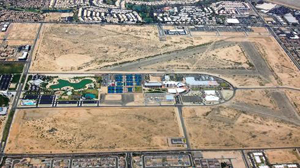 This aerial shot shows the land Surprise received with conditions from Phoenix. / Carefree Partners