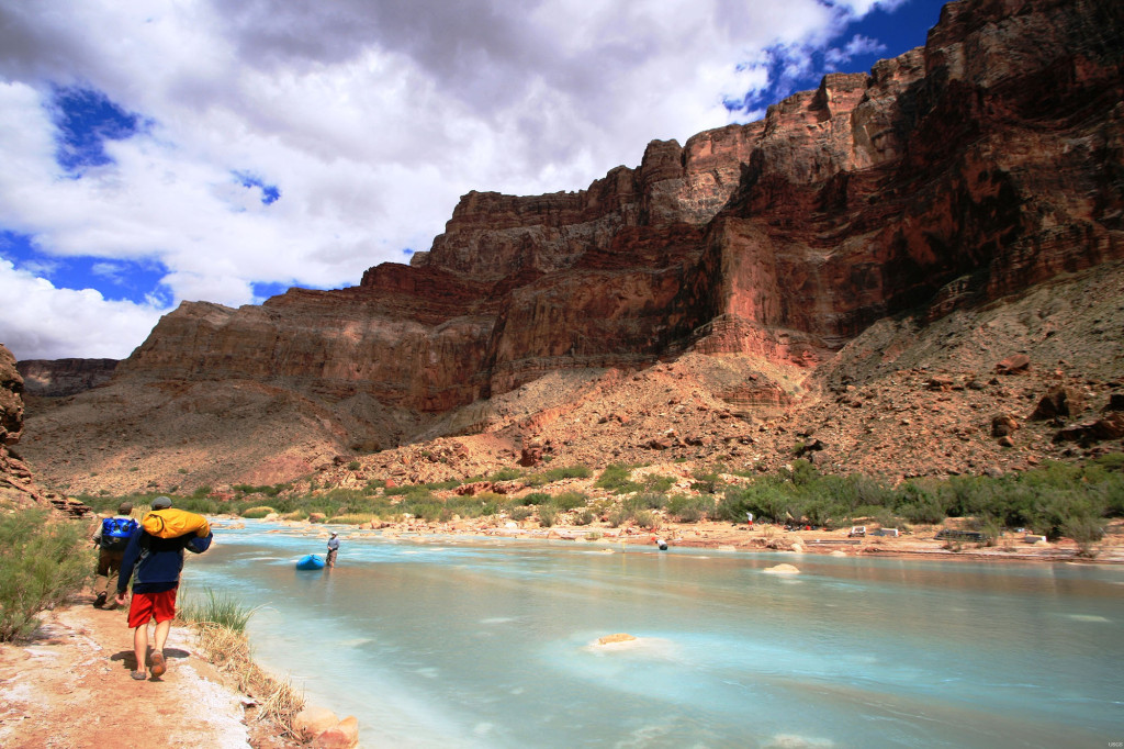 The Colorado River and its tributaries, like the Little Colorado here, generate an estimated $1.4 trillion in economic activity a year throughout the states in the watershed, a new report claims. /Photo by Alicia Burtner/U.S. Geological Survey