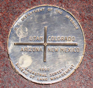 Apache County includes the Arizona section of the Four Corners Monument./Wikipedia