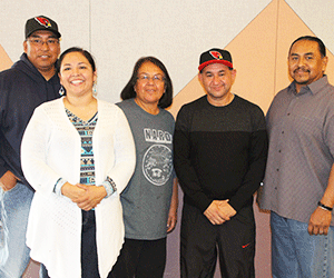 Gabriel Lopez and Ann Antone (left) will join Delia Carlyle, Robert Miguel and Louis Manuel Jr. on the Ak-Chin Indian Community tribal council. /Submitted photo