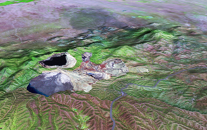 Rosemont Mine Simulation (pre-2008) - View to Northwest SkyTruth / Flikr 