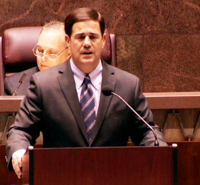 Gov. Ducey delivers his first State of the State address Jan. 12, 2015