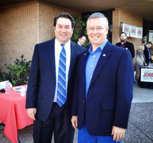 Brnovich with Maricopa County Attorney Bill Montgomery, who encouraged Brnovich to challenge Tom Horne in the GOP primary.:/Brnovich campaign photo