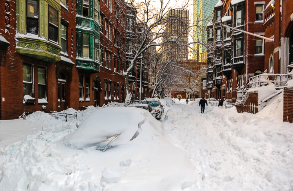 Aftermath of 2015 Boston snowstorm