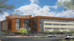 A rendering of SkySong 4 in Scottsdale. Construction is underway.  /PROVIDED BY PLAZA COS.