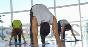 Yoga Class at Health Club