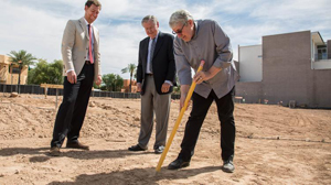 The groundbreaking for the El Dorado on First project in Scottsdale.