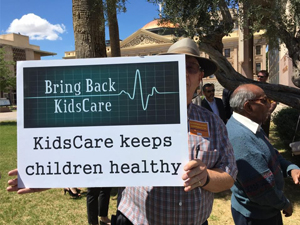 Dozens rallied at the state capitol hoping to lawmakers will bring back KidsCare /Source- KPHO:KTVK)