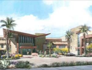 Phoenix-based developer IPA filed planned in early June to replace the 45-year-old Scottsdale Resort and Tennis Club with a senior-living community. / IPA