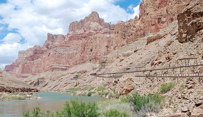 A photo of potential development associated with the Grand Canyon Escalade tramway project proposed by Confluence Partners LLC.