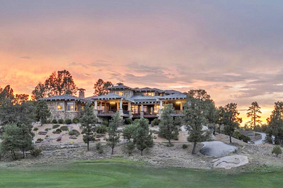 An 8,800-square-foot Rim Club estate called Majestic Mountain is on the market for $5.5 million.:/ Photo courtesy of Suzy Tubbs, ERA Young Realty and Investment