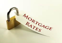 Mortgage Rates Locked Down Concept