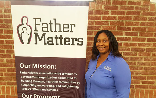 Jessica Beresford, director of operations at Father Matters, said she has seen a positive change within the division of child support services through the organization’s partnership with the department. /Photo by Michelle Chance/Cronkite News