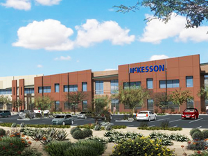 A rendering of McKesson's planned Arizona regional offices on the Salt River Pima–Maricopa Indian Community./Photo: Ryan Cos.