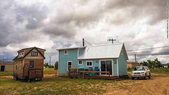 Spur, Texas, changed its local laws to allow tiny homes, and has a tiny home neighborhood in the works./CNN Money