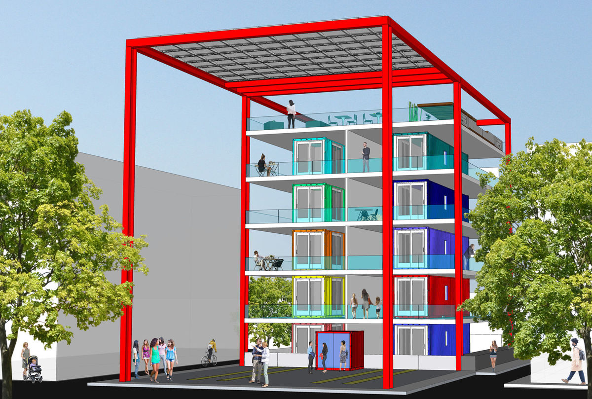 Shipping Container Projects. Shipping-Crate House. Container Multi-story City. Plan Project three Containers of Sport. Container projects