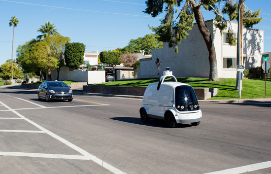 A toaster on wheels to deliver groceries? Self-driving tech tests ...