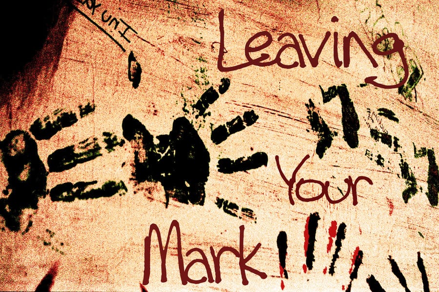 Left a mark. Leave your Mark. Leave a Mark. Switch: leaving your Mark. Leave your Mark Rock.