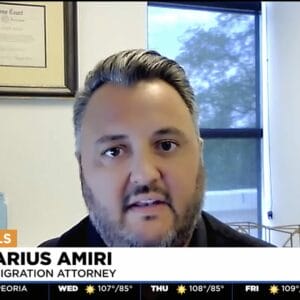 Darius Amiri, immigration law department chair at Rose Law Group, talks to 3TV/CBS 5 about pause in Biden citizenship plan for undocumented spouses