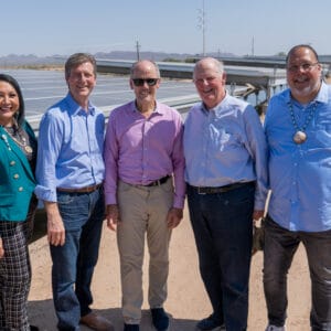 Gila River Indian Community turns on power for first ever solar-over-canal project